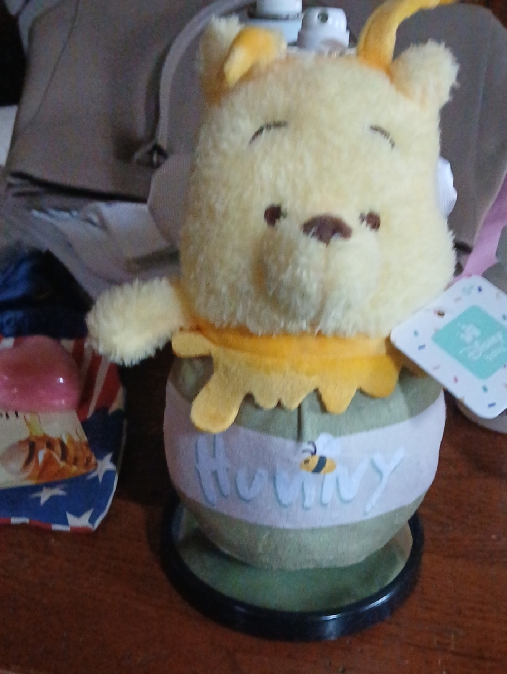 Disney Yellow Winnie the Pooh Honey Bee Plush